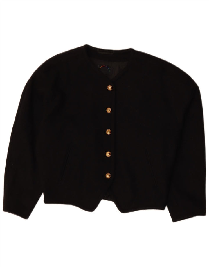 BOGNER Damska marynarka zapinana na 5 guzików, UK 18 XL, czarna