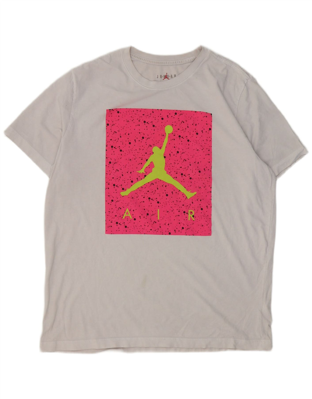 Męski T-shirt z grafiką Jordan, góra XL, biała bawełna