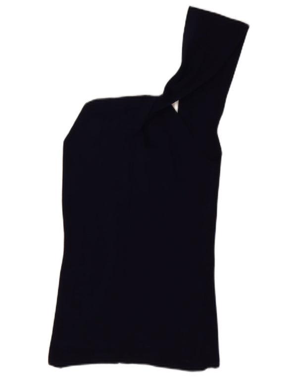 Damski top na jedno ramię Reiss UK 6 XS Granatowa wiskoza