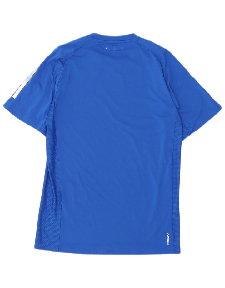 Męski T-shirt Nike Climacool, mały, niebieski, poliestrowy