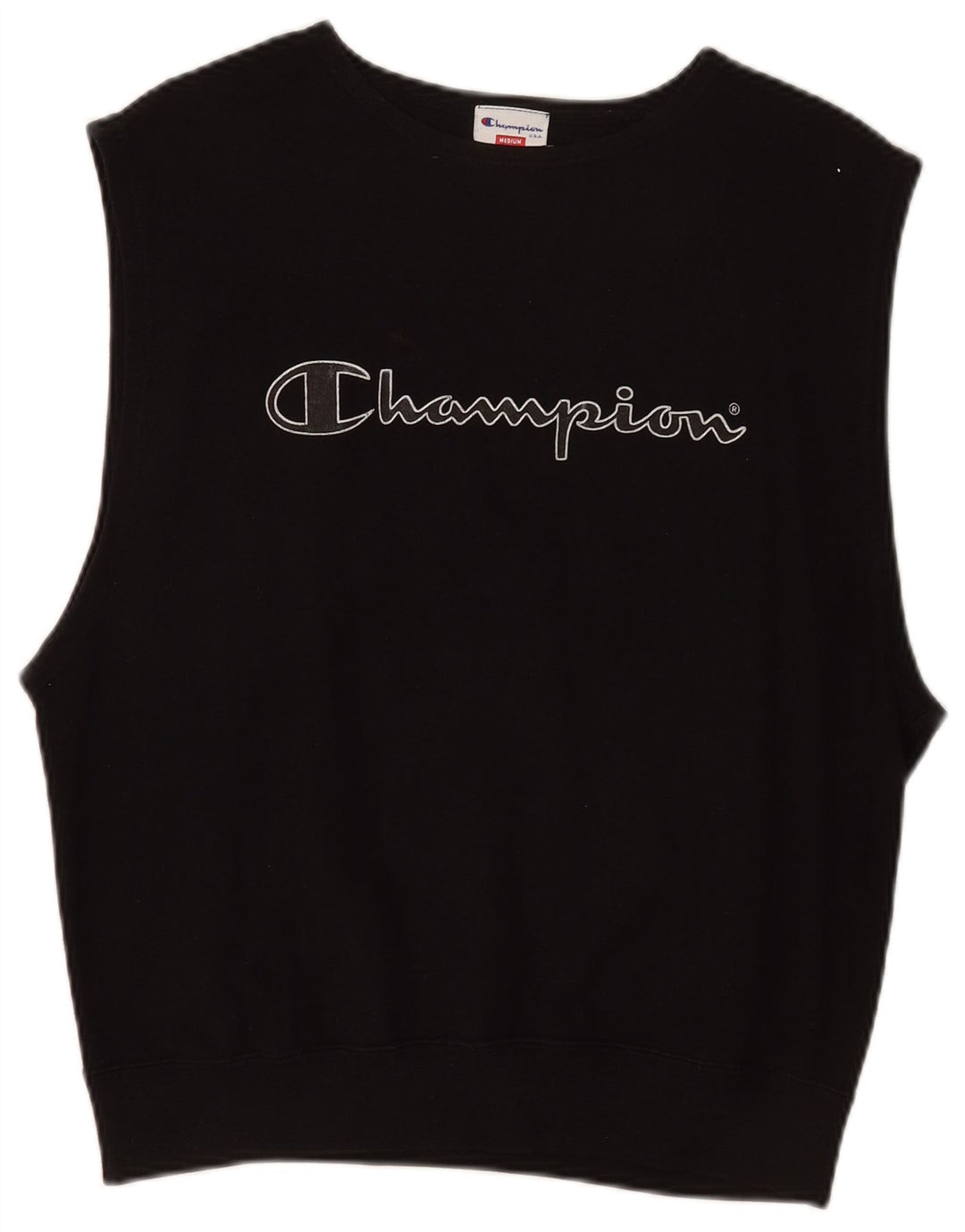 Damska bluza bez rękawów Champion Graphic UK 14 Medium Black