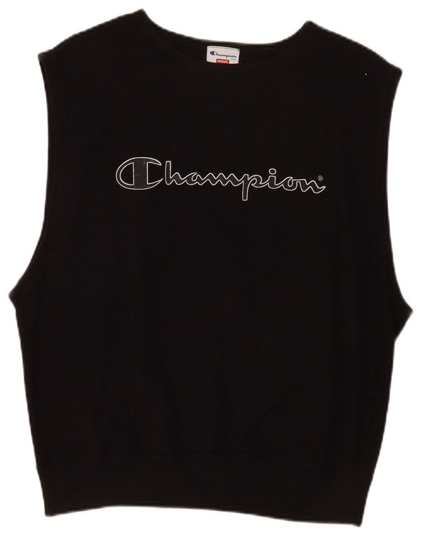Damska bluza bez rękawów Champion Graphic UK 14 Medium Black