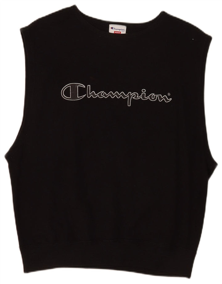 Damska bluza bez rękawów Champion Graphic UK 14 Medium Black