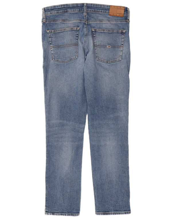 Męskie jeansy slim fit Tommy Hilfiger W34 L32 Niebieskie bawełniane