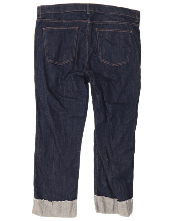 Marks & Spencer Damskie jeansy slim z wysokim stanem UK 20 2XL W40 L28 Granatowe