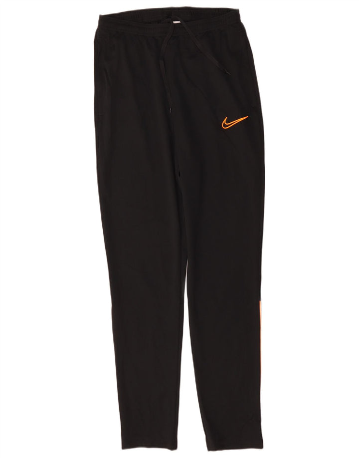 Męskie spodnie dresowe Nike Dri Fit, małe, czarne, poliestrowe