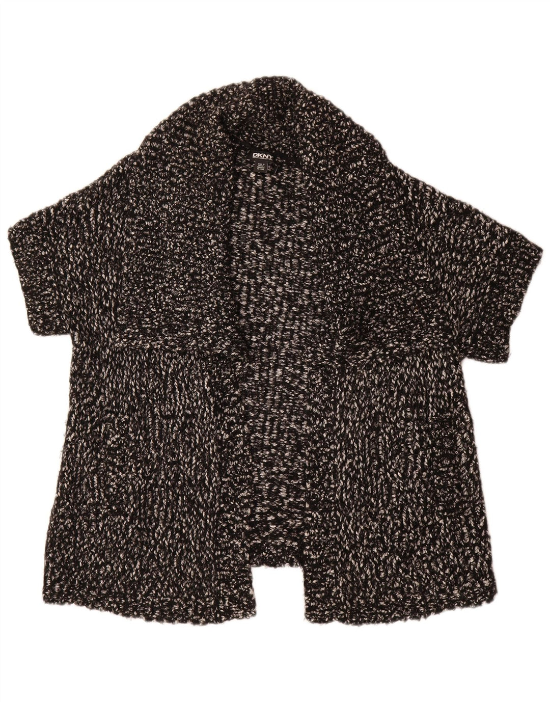 Damski sweter oversize z krótkim rękawem DKNY UK 10 Small Black