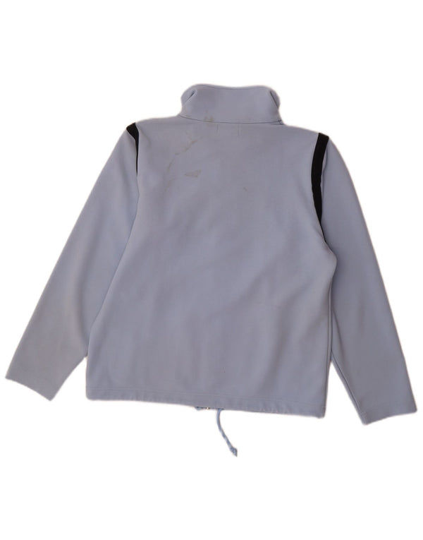 Damska kurtka dresowa KAPPA UK 14, poliester w kolorze średnioniebieskim