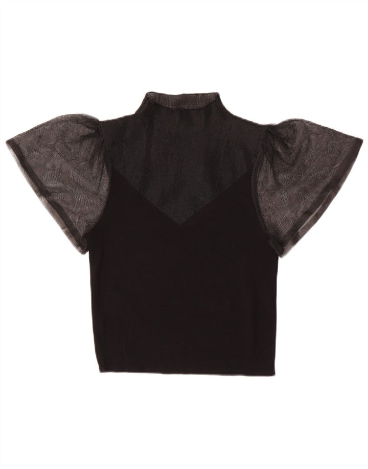 Damska prześwitująca bluzka Zara UK 8 Small Black