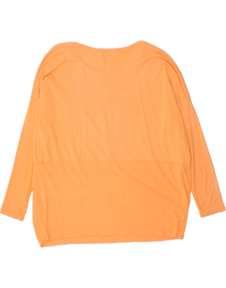 DACK'S Womens Long Sleeve Blouse Top UK 18 XL Orange Viscose Vintage Dack's and Second-Hand Dack's from Messina Hembry 