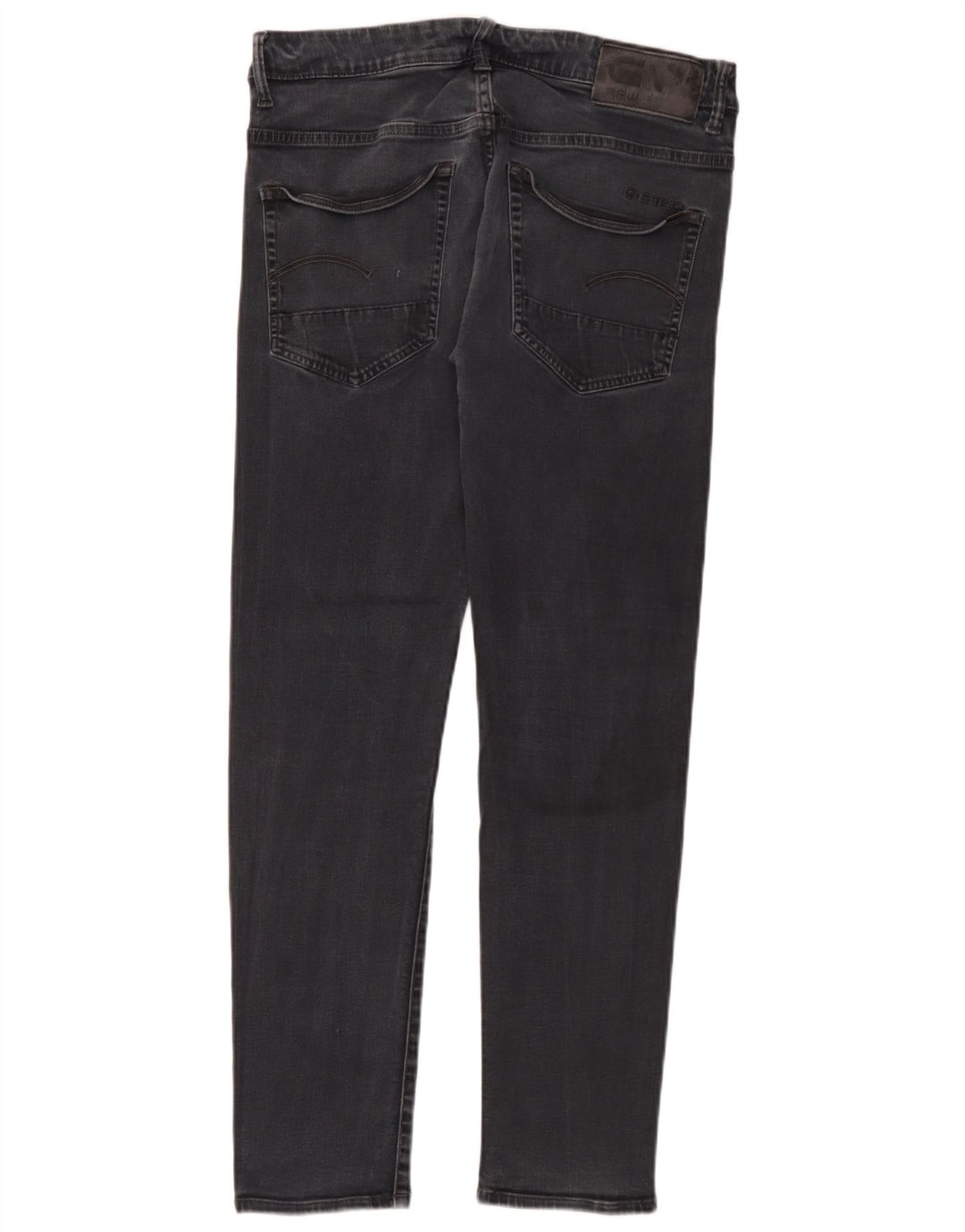 G-Star Męskie 3301 Slim Jeans W34 L32 Czarna bawełna
