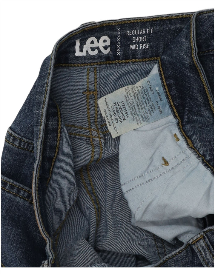 Damskie spodenki jeansowe LEE ze średnim stanem i regularnym krojem US 20 3XL W40, niebieska bawełna