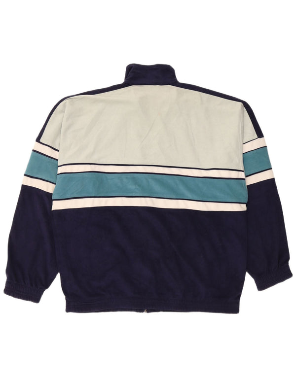 Męska kurtka dresowa DIADORA UK 42, duża, wielokolorowa, z blokami kolorów
