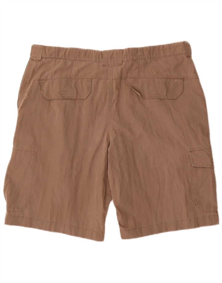 Niebieskie szorty cargo męskie Marks & Spencer W38 XL, beżowe, bawełniane