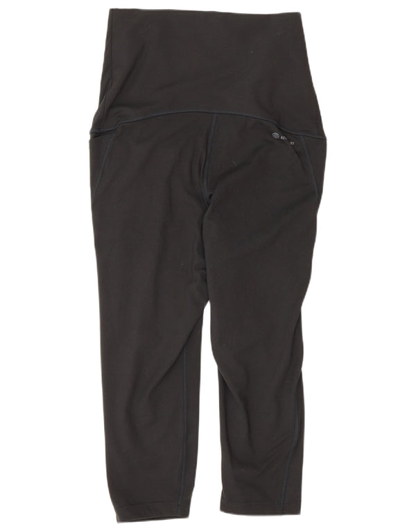 Damskie legginsy Adidas ciążowe Capri UK 12/14 Średni czarny poliester
