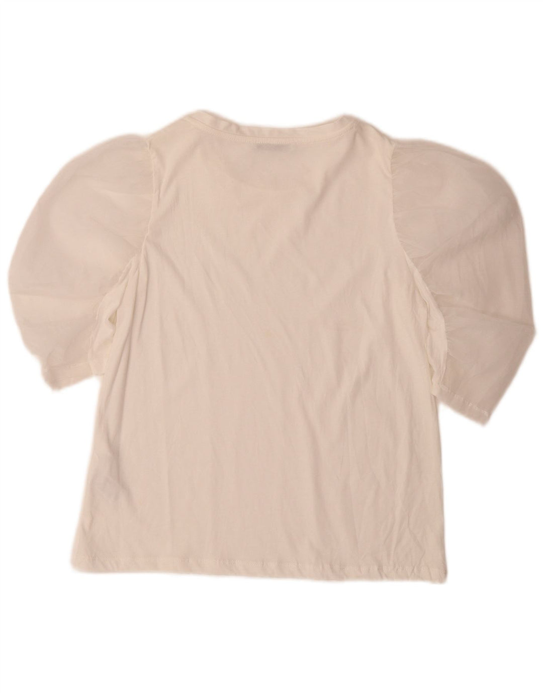 Bluzka damska Zara Top UK 10 Small White Cotton