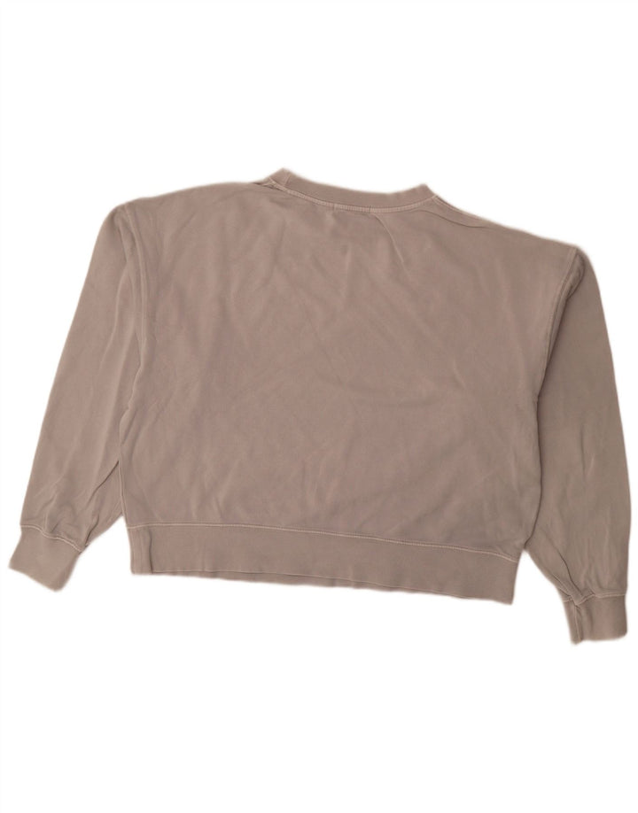 Damski sweter oversize Zara UK 16, duży, szary, bawełniany