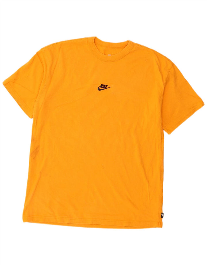 Męska koszulka Nike o luźnym kroju, średnia, pomarańczowa, bawełniana