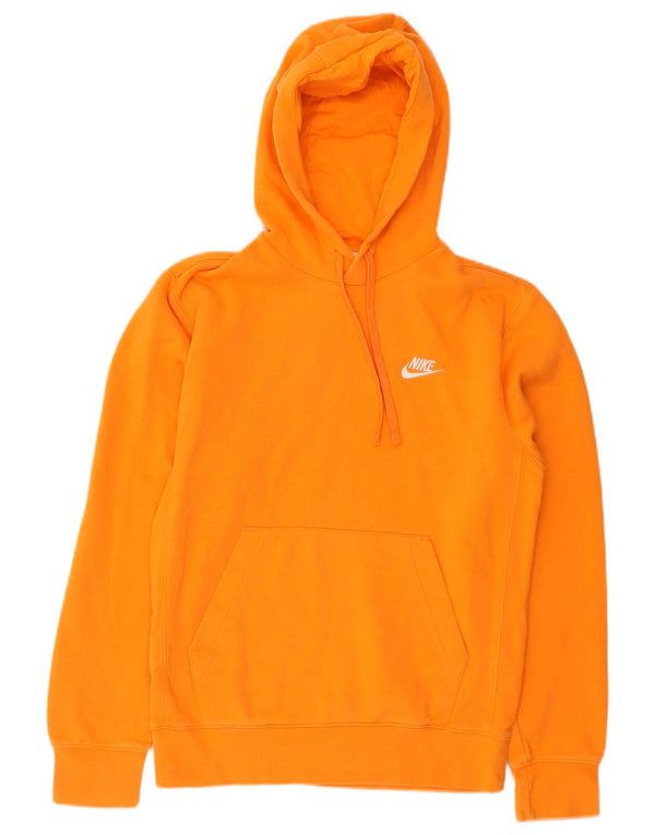 Męski sweter z kapturem Nike XS, pomarańczowy, bawełniany