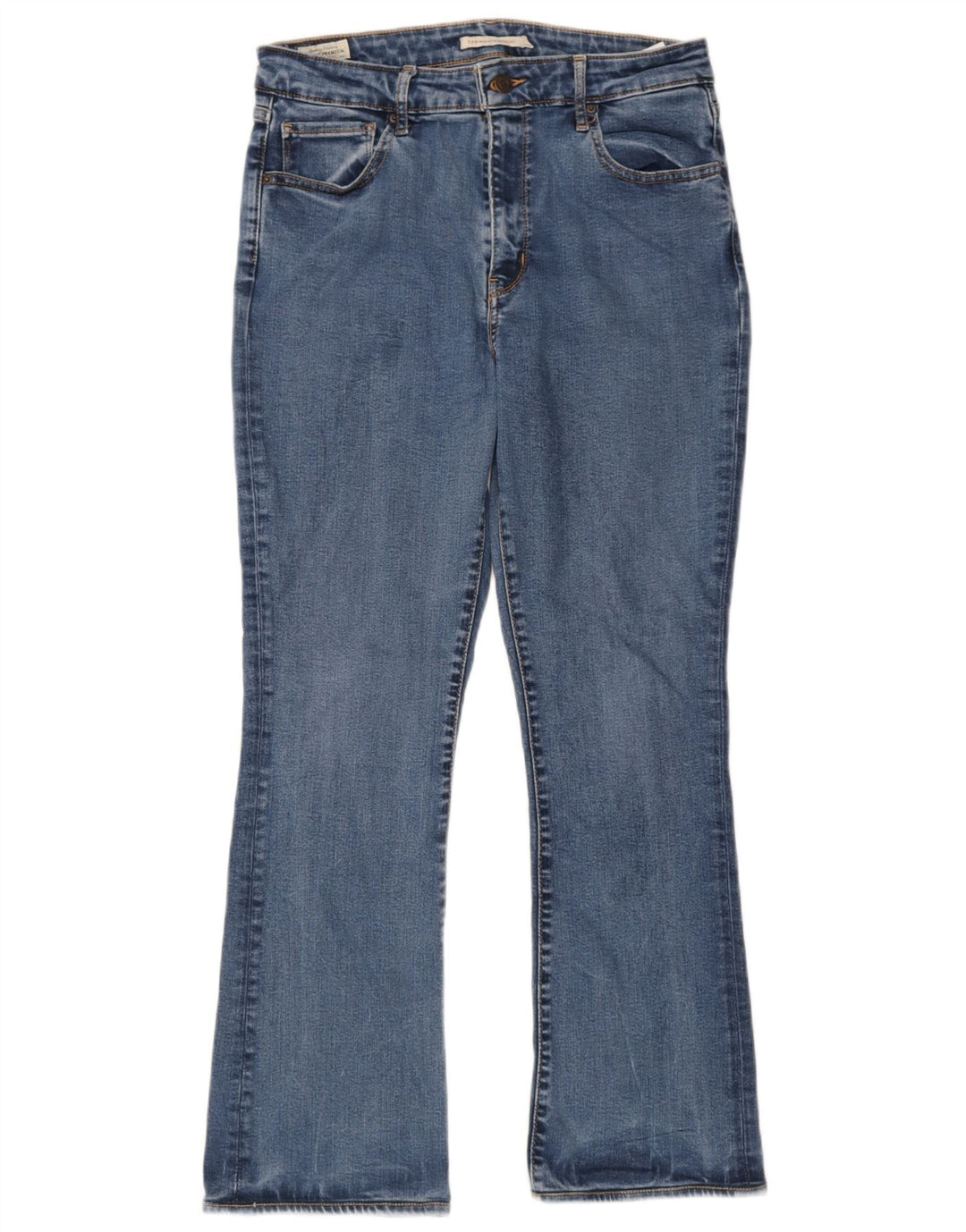 Damskie jeansy Levi's 725 z wysokim stanem Bootcut W32 L32 Niebieski Lyocell