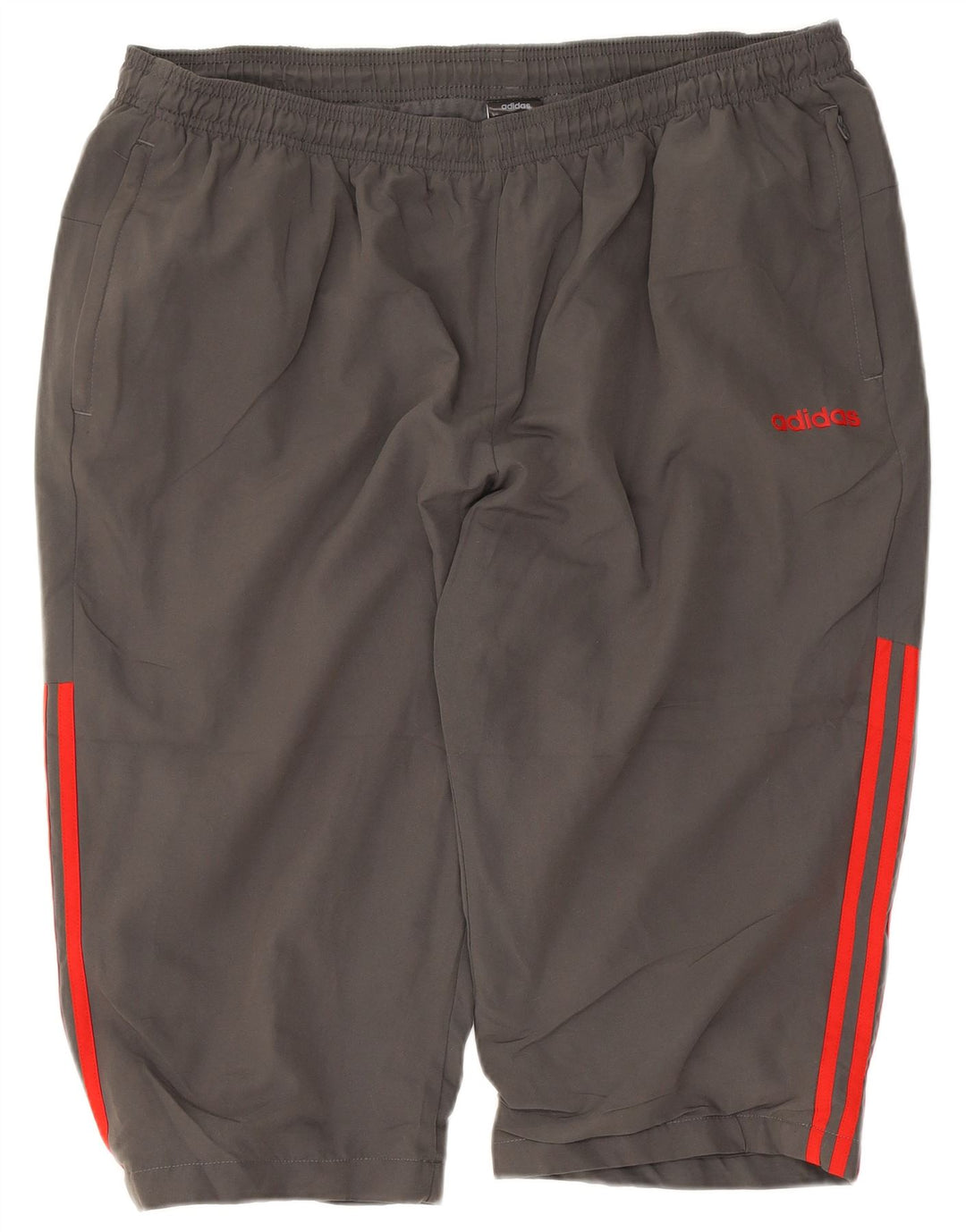 Męskie spodenki sportowe Adidas 2XL Szary poliester