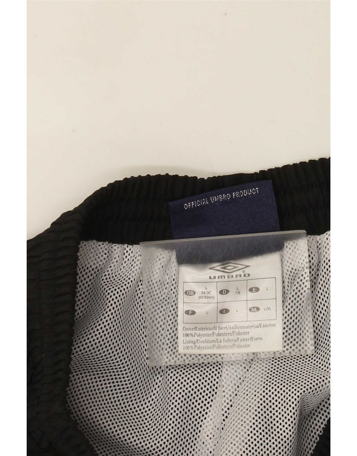 Męskie spodnie dresowe Umbro Joggers, duże, czarne, poliestrowe