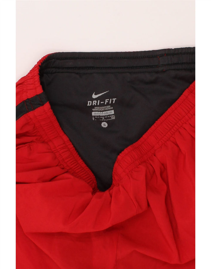 NIKE Boys Dri Fit Sport Shorts 8-9 Years Small Red Polyester Vintage Nike and Second-Hand Nike from Messina Hembry 
