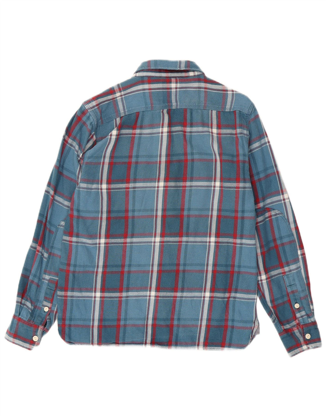 Męska koszula flanelowa Levi's o standardowym kroju, w małą niebieską kratkę