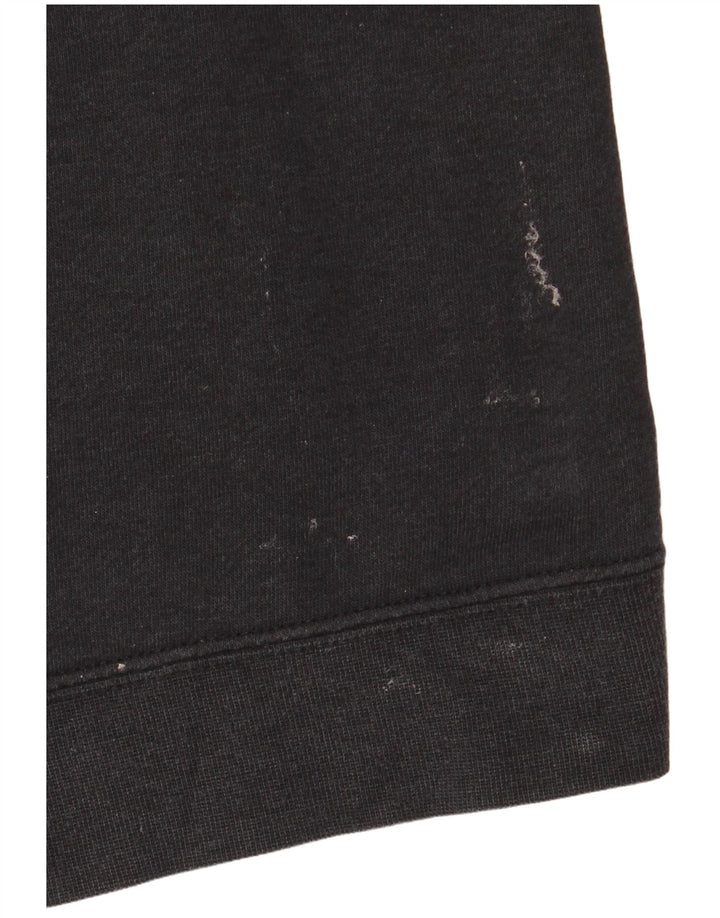 Męski sweter z kapturem i zamkiem błyskawicznym Nike, duży, czarny, bawełniany