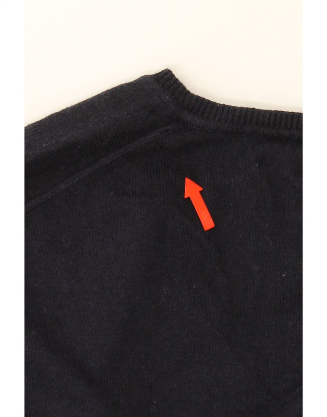 MASSIMO DUTTI Mens V-Neck Jumper Sweater XL Navy Blue Vintage Massimo Dutti and Second-Hand Massimo Dutti from Messina Hembry 