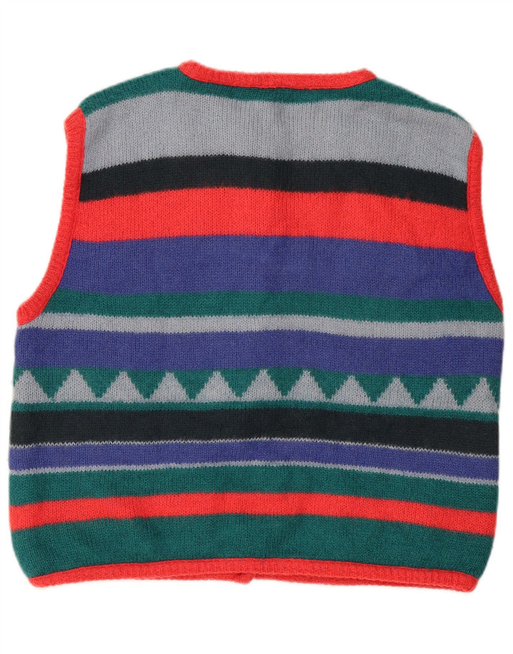 Sweter damski MAURICE ABOT UK 14 w średnie, wielokolorowe paski