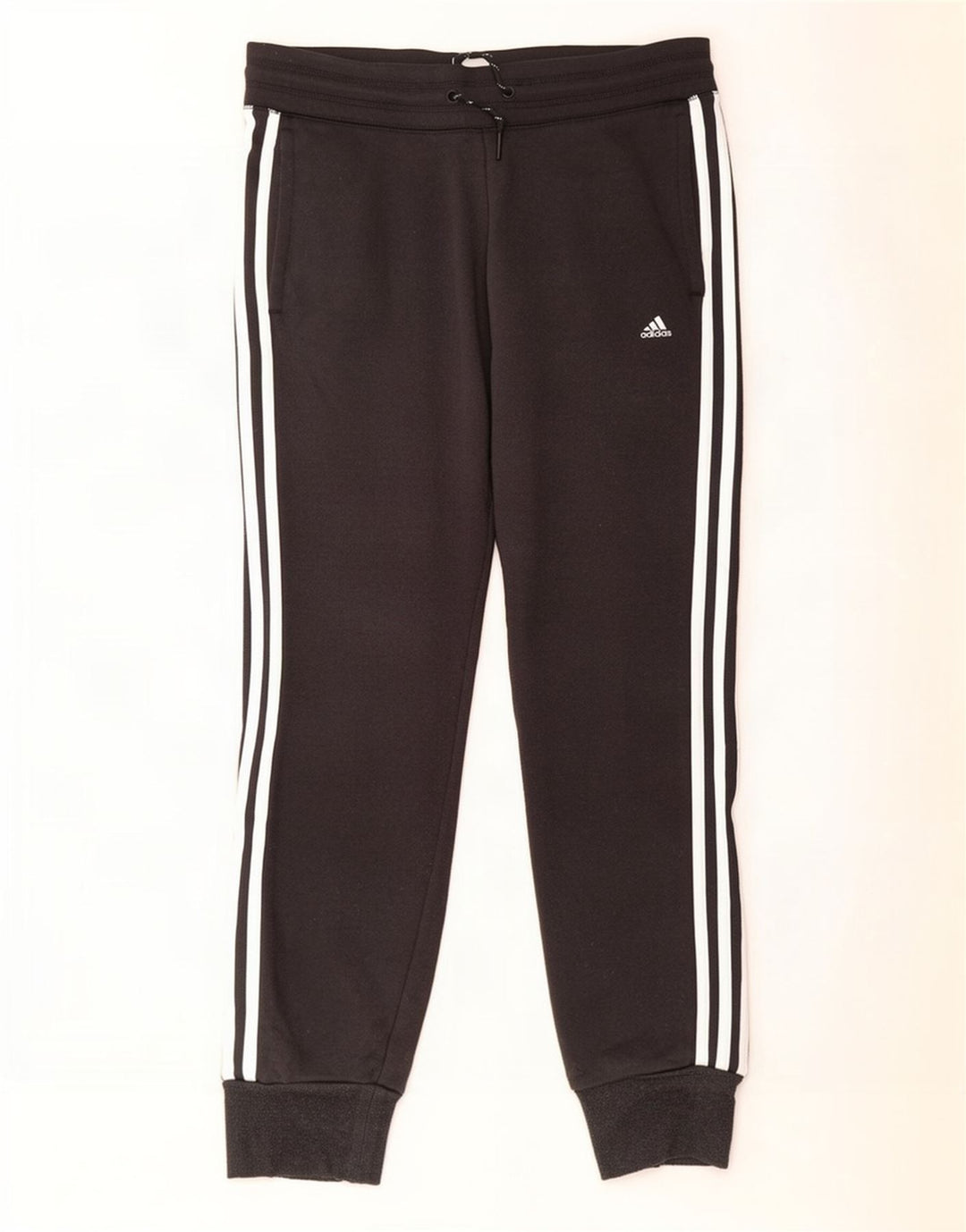 Adidas Męskie Climalite Dresowe Spodnie Joggery Małe Czarne Poliester