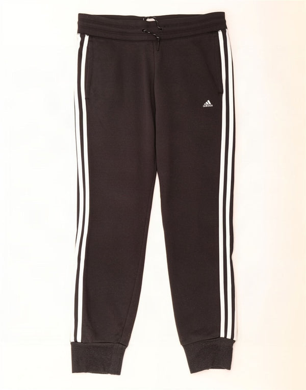 Adidas Mens Climalite Tracksuit Trousers Joggers Small Black Polyester