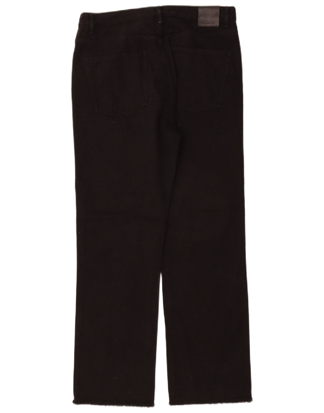 Damskie jeansy Massimo Dutti z wysokim stanem, proste EU 40, średnie W30 L29, czarne