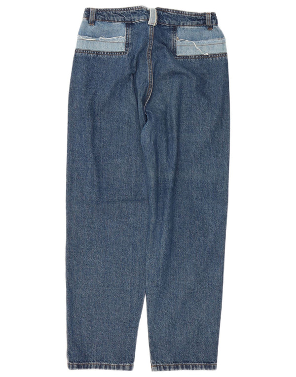 Damskie luźne dżinsy Zara z wysokim stanem EU 36 XS W26 L27 niebieskie