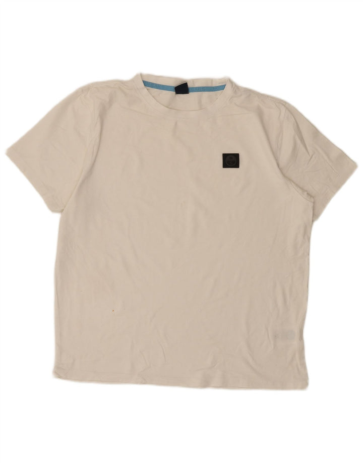 Męski T-shirt North Sails, duży, biały, bawełniany