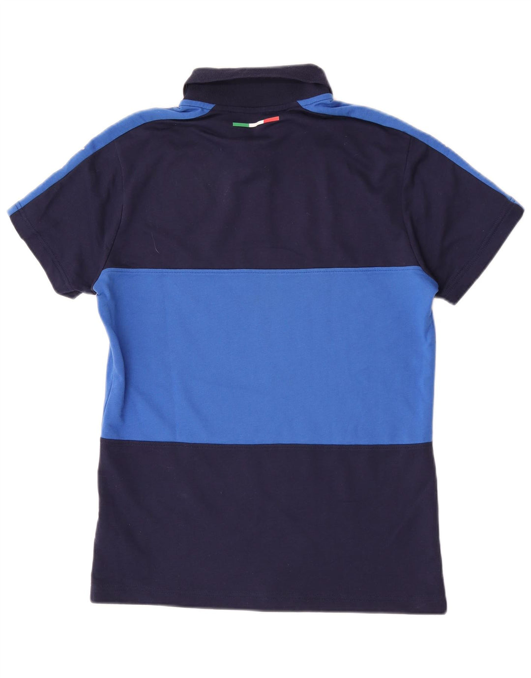 Męska koszulka polo Puma Italia z grafiką, średnia, granatowa, bawełniana