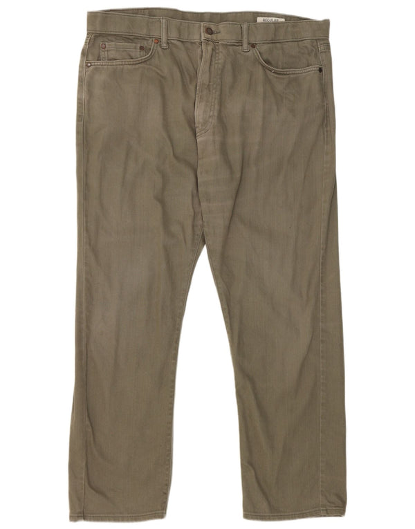 Marks & Spencer Damskie jeansy Regular Straight W38 L29 Zielone bawełniane