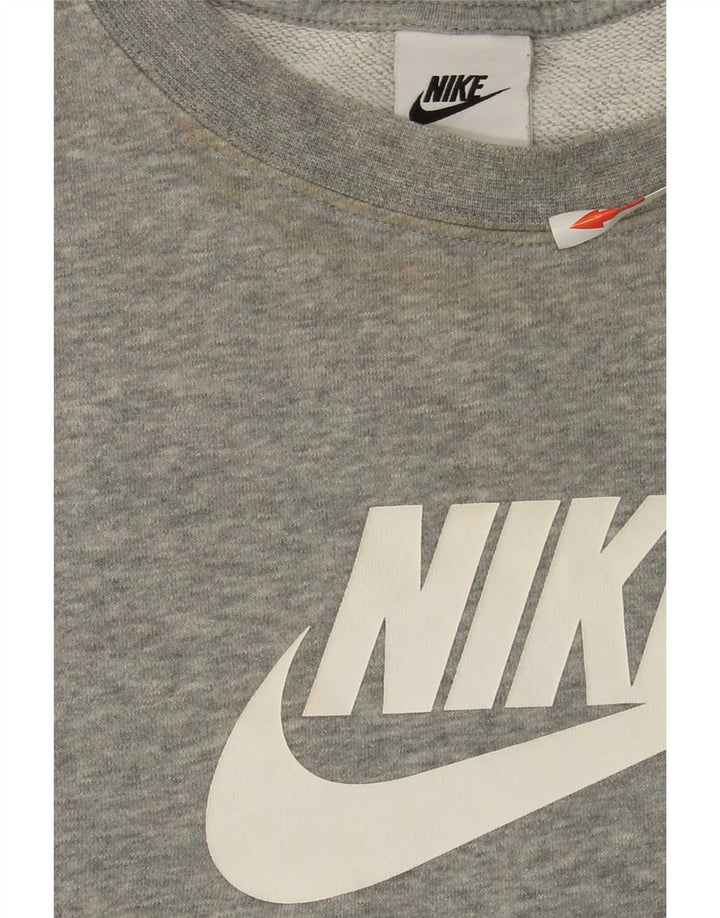 Damska bluza dresowa Nike Graphic Oversize UK 18 XL, szara, nakrapiana