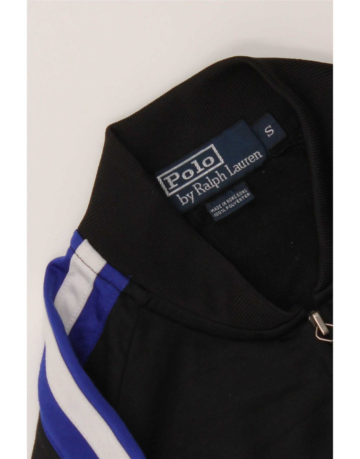 Męska kurtka dresowa Polo Ralph Lauren, mała, czarna, z blokami kolorów