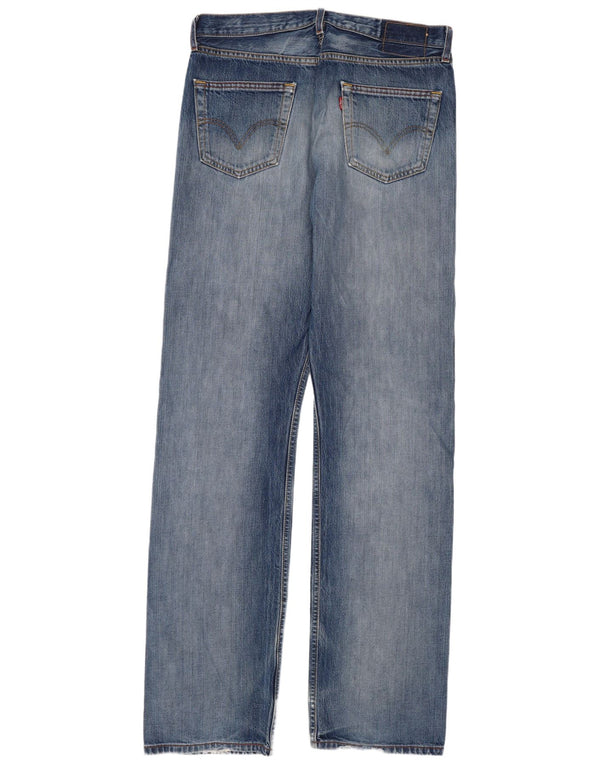 Męskie proste dżinsy Levi's W34 L36 Niebieskie