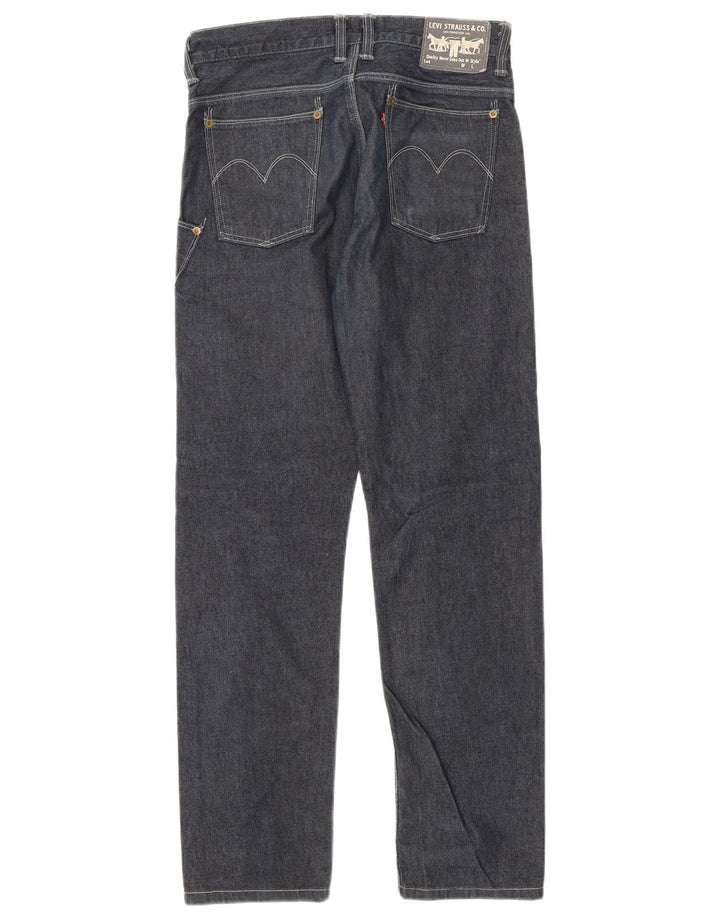 Męskie proste dżinsy Levi's W29 L34 Granatowa bawełna