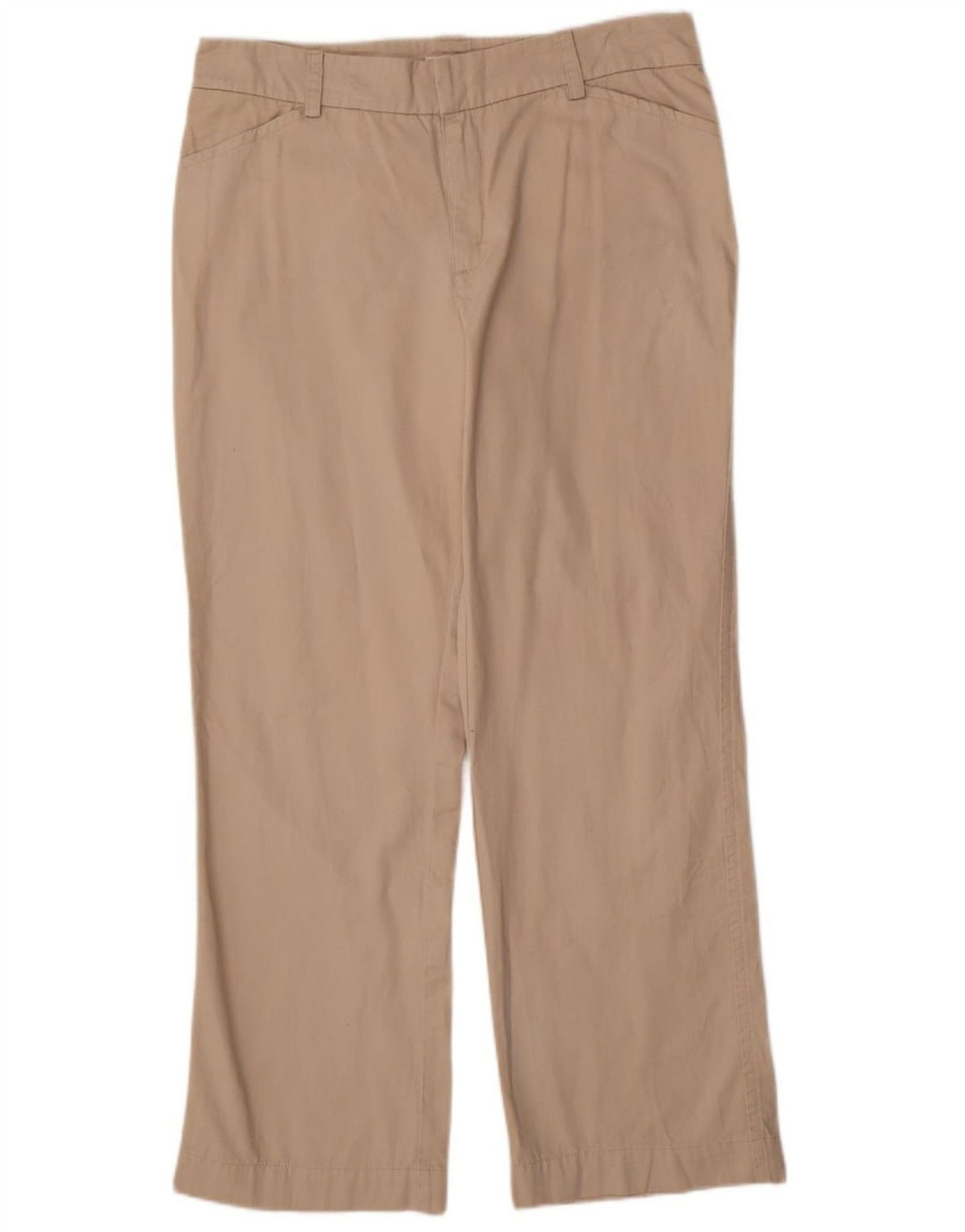 Damskie proste spodnie LEE US 16 2XL W36 L31 Beżowa bawełna