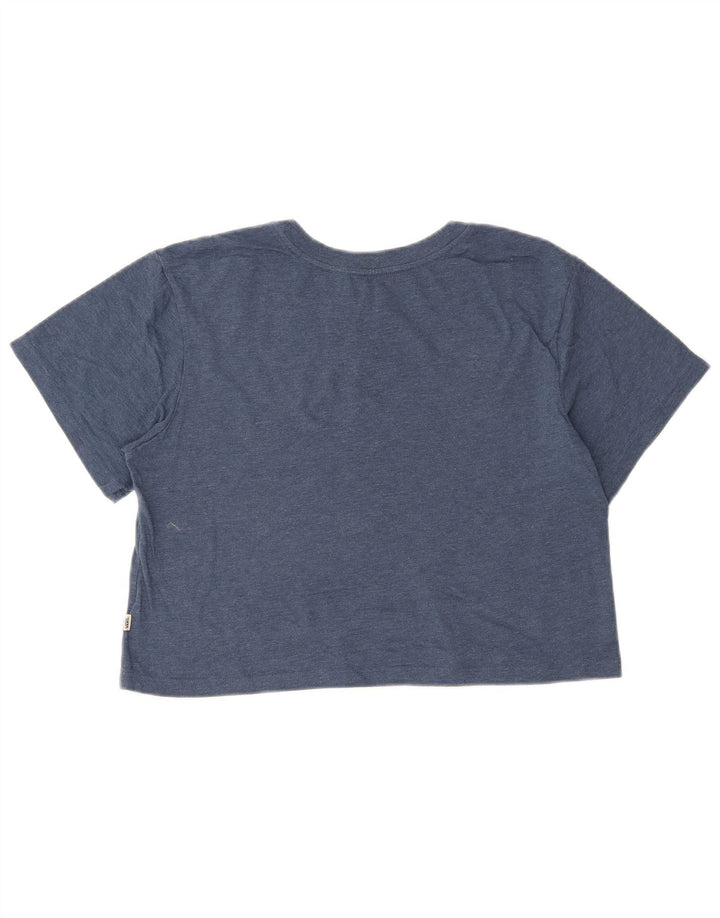 Damska koszulka Vans Crop Oversize Graphic Top UK 10 Small Blue