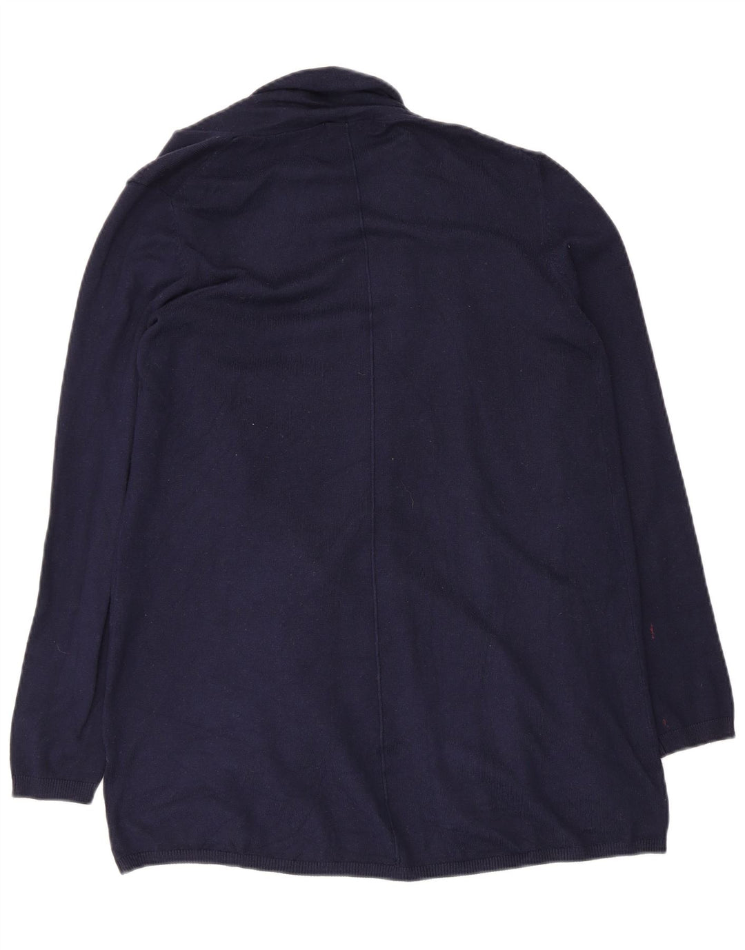 Sweter damski Zara z otwartym kardiganem UK 12, średni granatowy