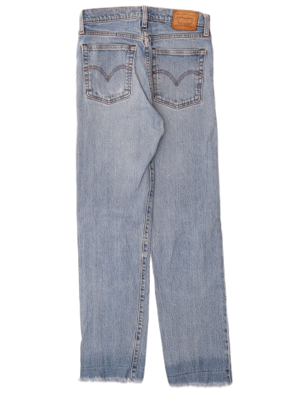 Damskie dżinsy Levi's Wedgie Straight W25 L28 Niebieska bawełna