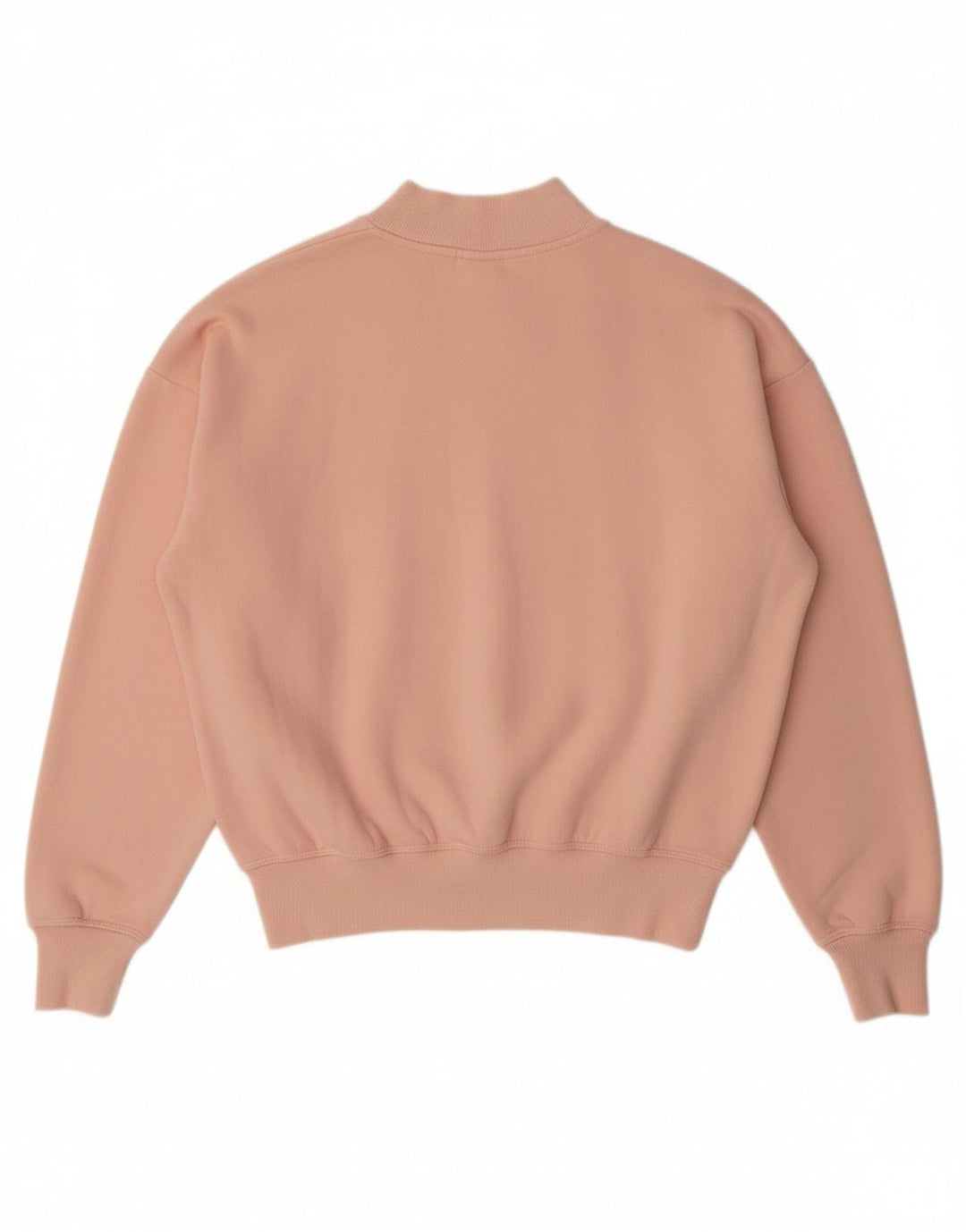 CHAMPION Womens Oversized Sweatshirt Jumper UK 10 Small Pink Cotton