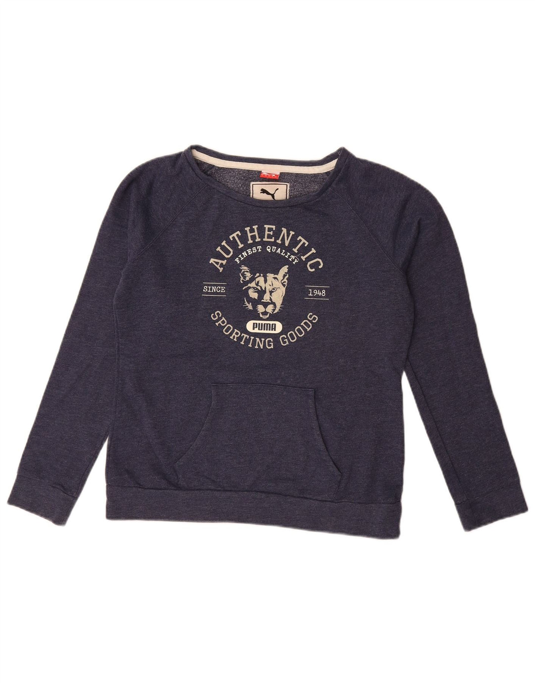 Damska bluza Puma Graphic Jumper UK 14, duża, granatowa