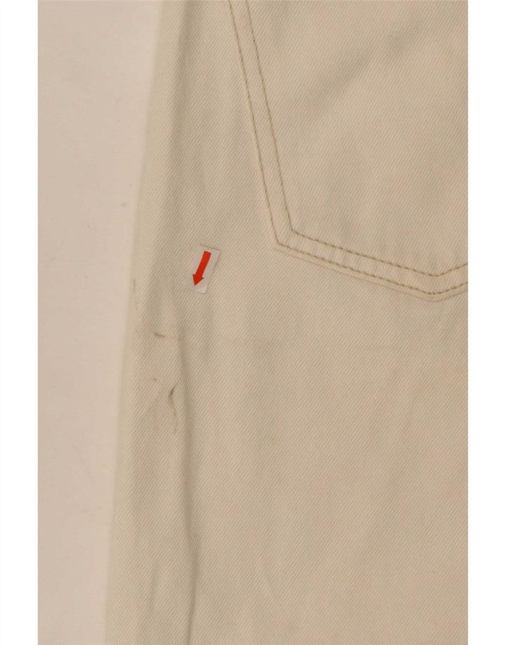 Damskie proste dżinsy Zara EU 40 Medium W30 L27 Biała bawełna