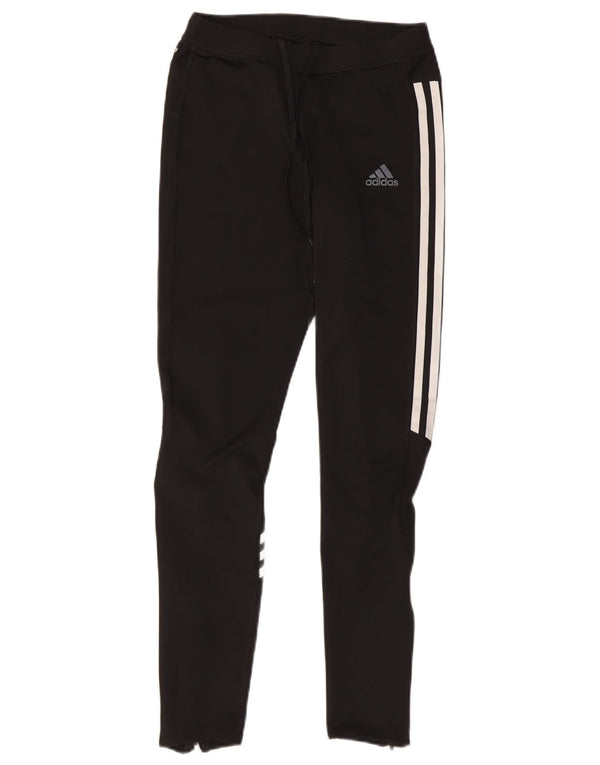Damskie legginsy Adidas Aeroready UK 12, średni czarny poliester